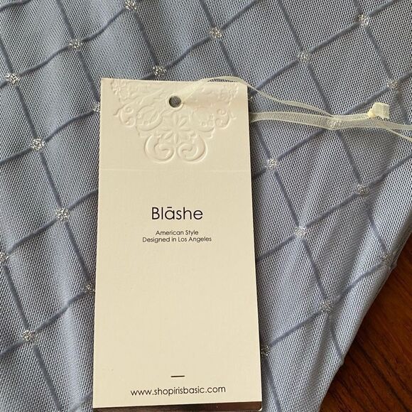 Semi-Sheer Fashion Pantyhose, Baby Blue, New - Picture 10 of 11